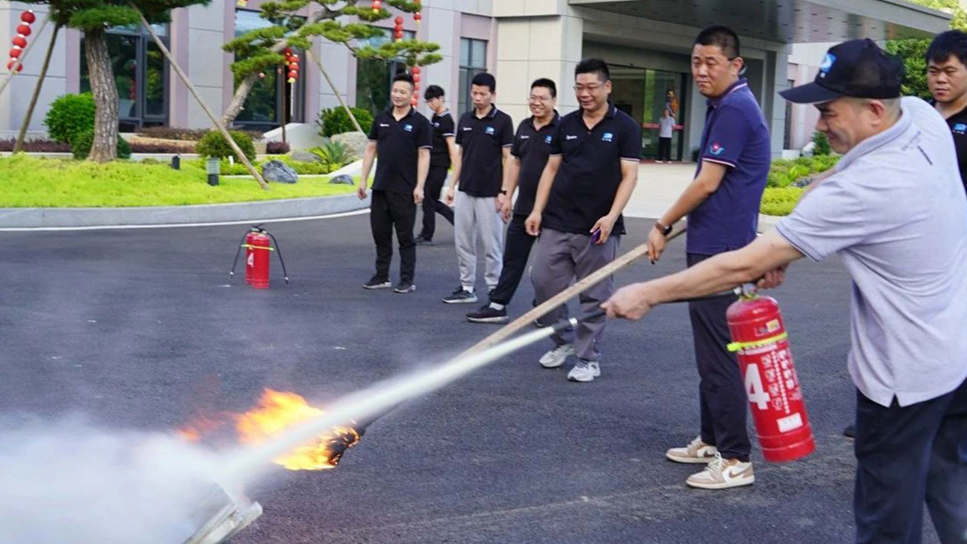 Fire drill to keep safety together